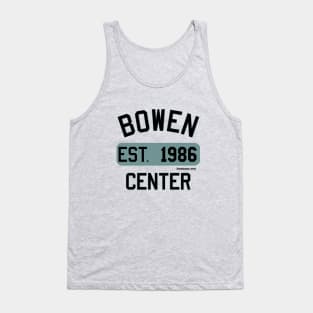 Bowen Center Est 1986 Teal Tank Top